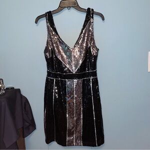 B Darlin All Over Sequin Sheath Dress Size 11/12